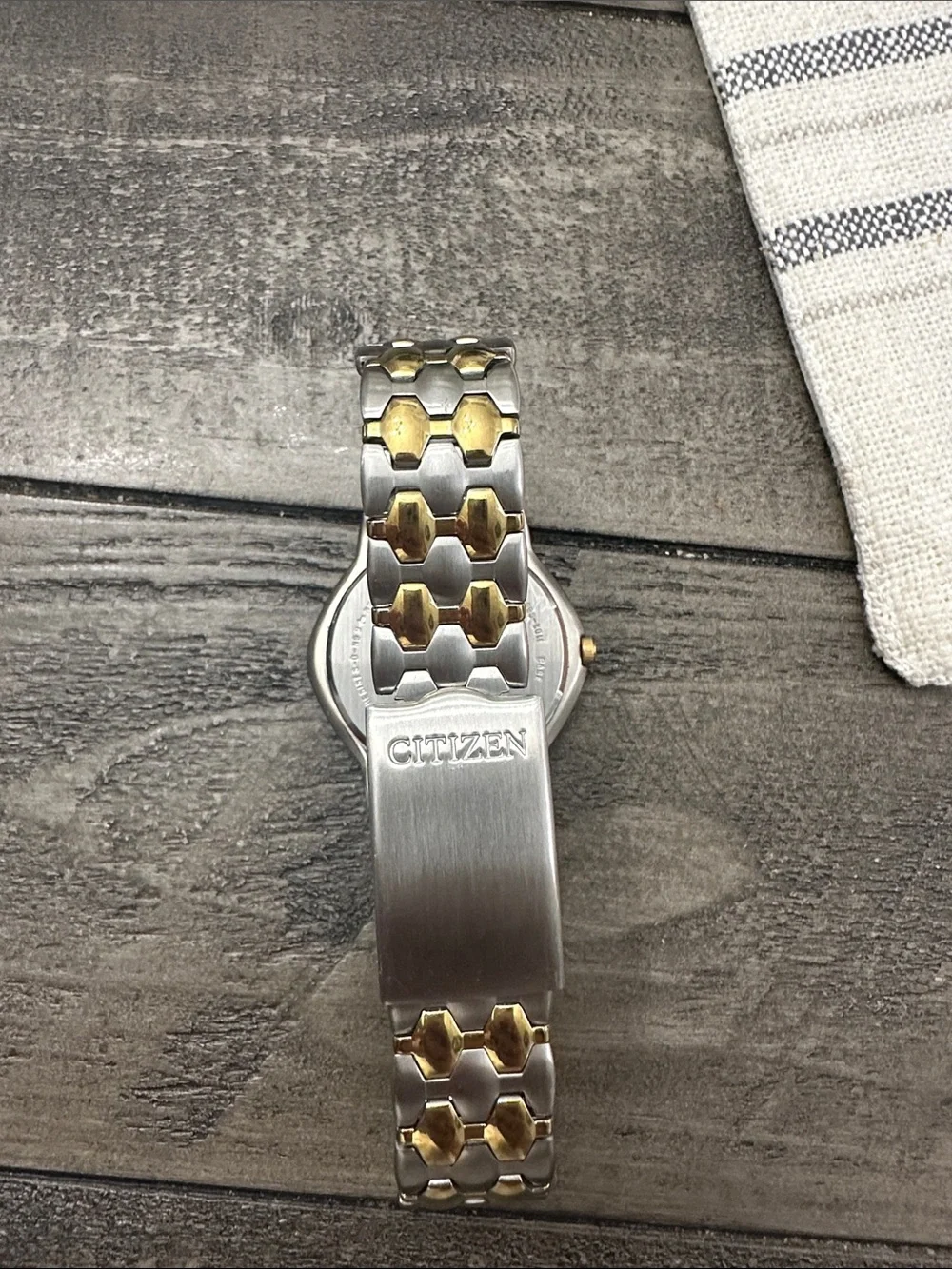 Citizen Two-Tone Gold and Blue Dial Dress Watch